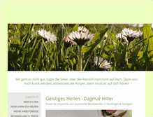 Tablet Screenshot of dagmarhiller.de